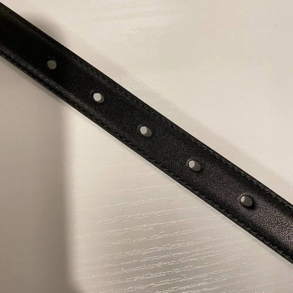 Saint Laurent YSL NARROW MONOGRAM BELT